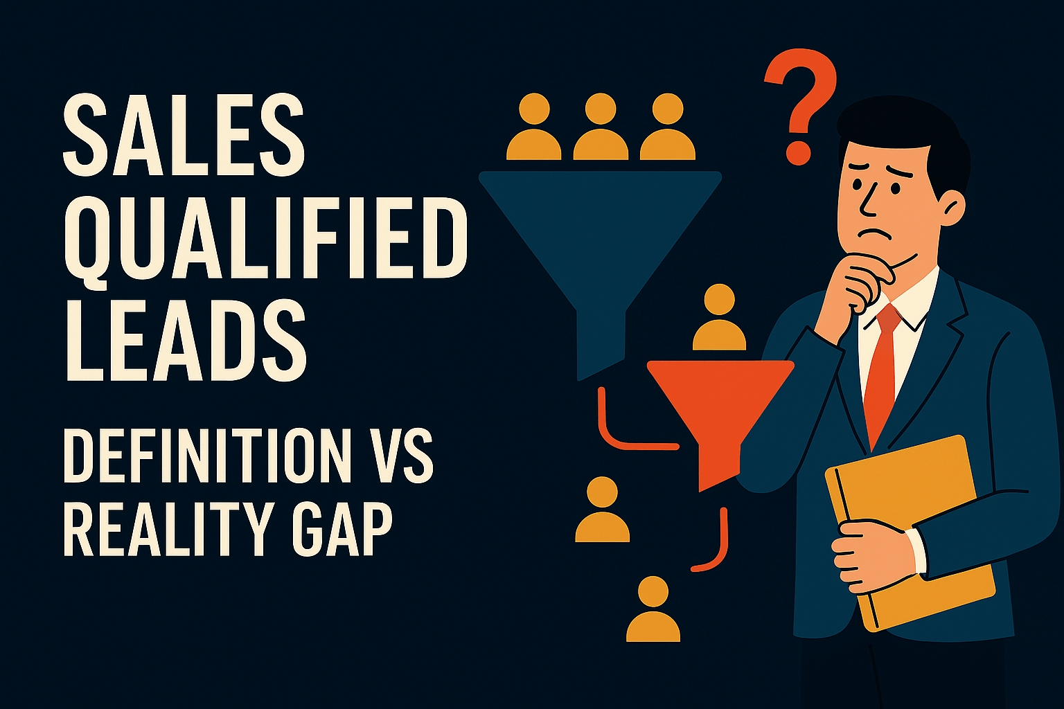 Qullified Sales Qualified Leads: Definition vs Reality Gap The Crow's Signal
